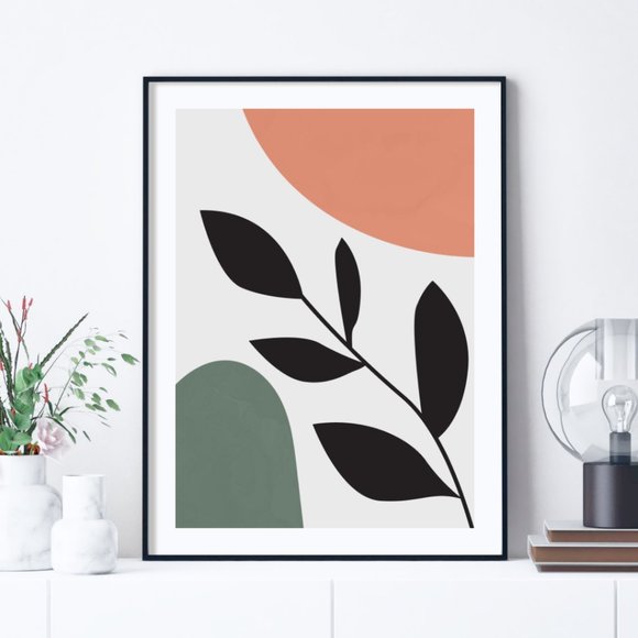 2/$35 Modern Minimalist Abstract Boho Wall Art Print Home Decor [No Frame] - Picture 3 of 6